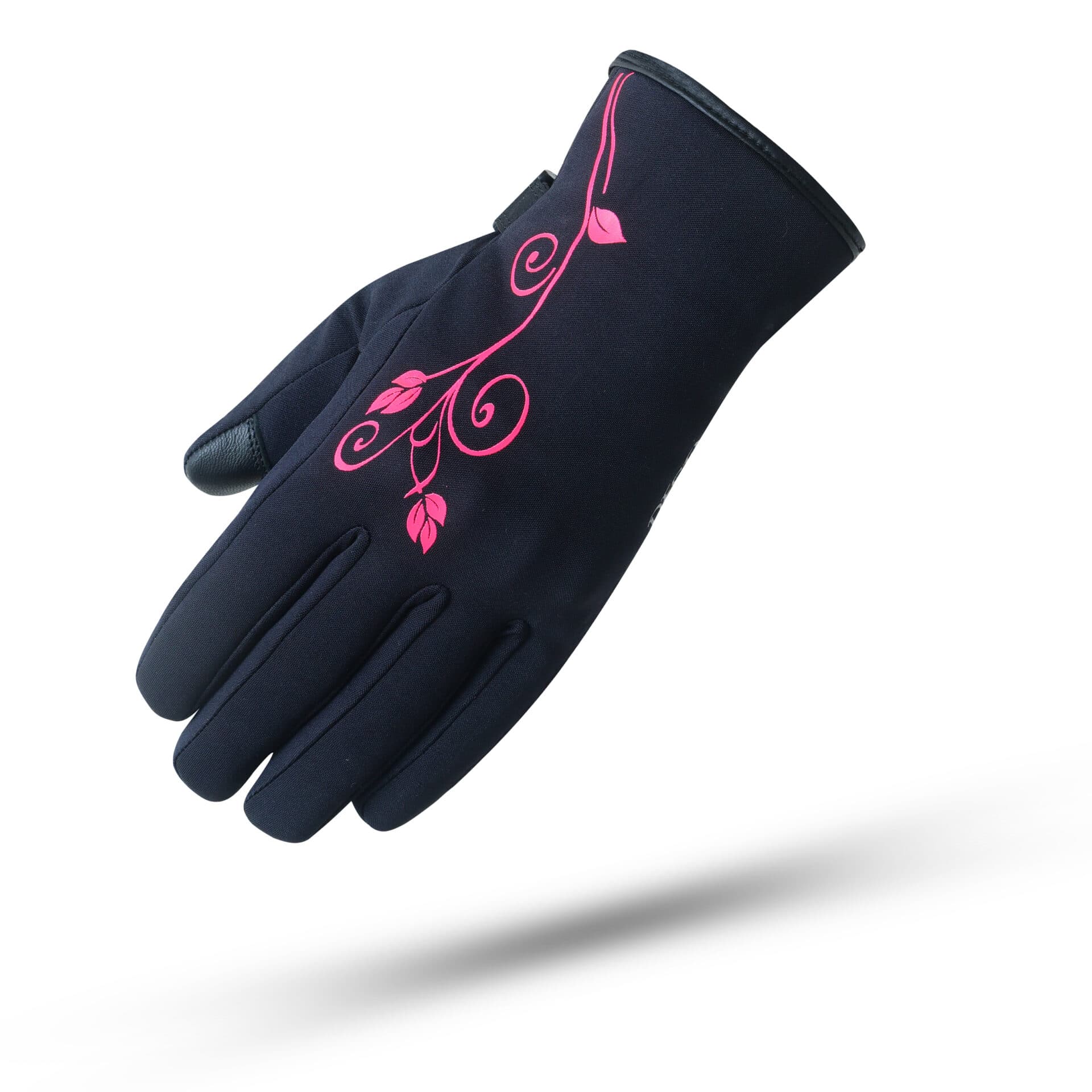 GUANTES LADY1 NEGRO/ROSA T - XXS