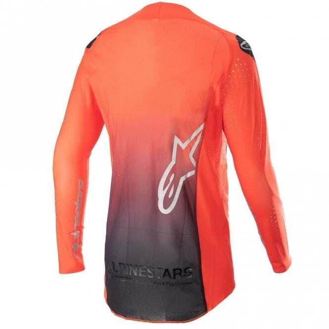 Camiseta Alpinestars Supertech Risen Naranja Negro