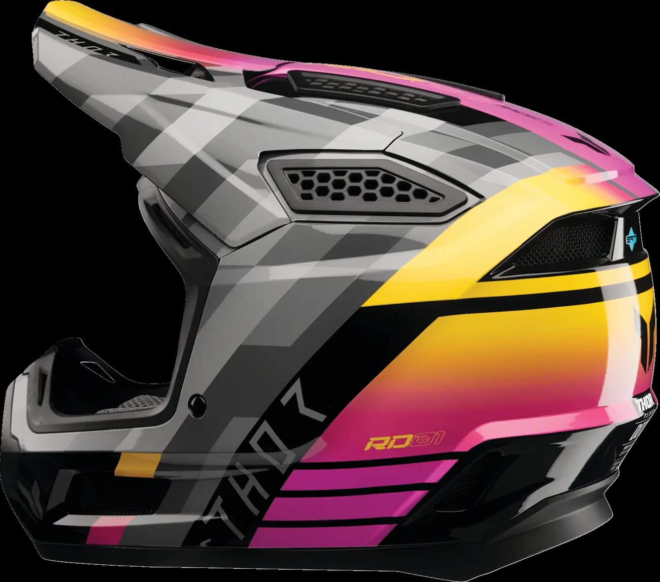 Casco THOR Fleet Camber Negro Gris