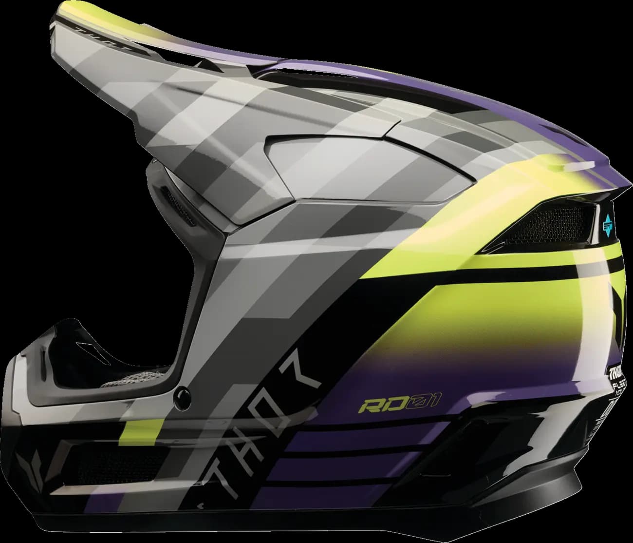 Casco THOR Fleet Infantil Camber Negro Gris