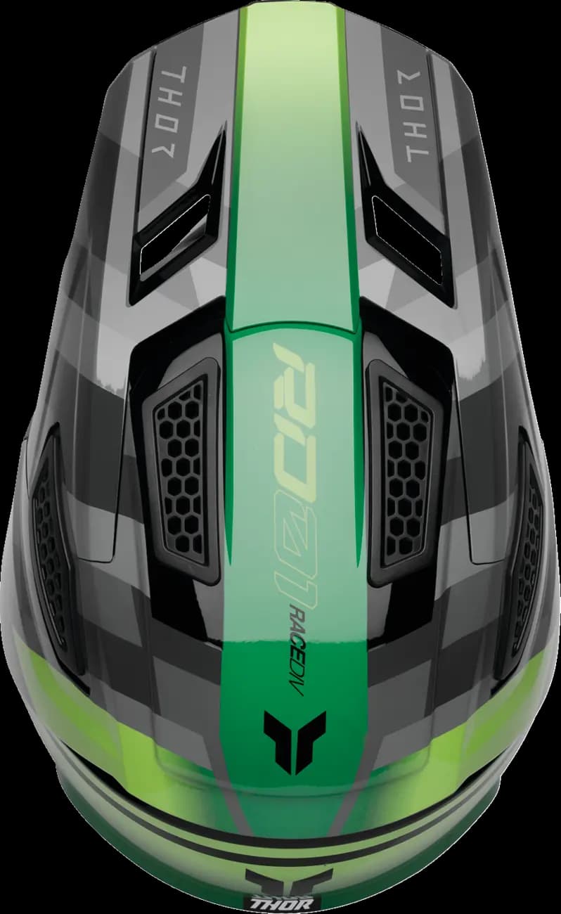 Casco THOR Fleet Camber Negro Verde