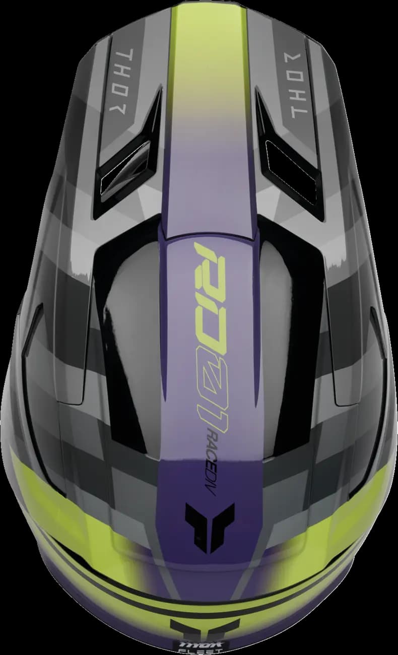 Casco THOR Fleet Infantil Camber Negro Gris