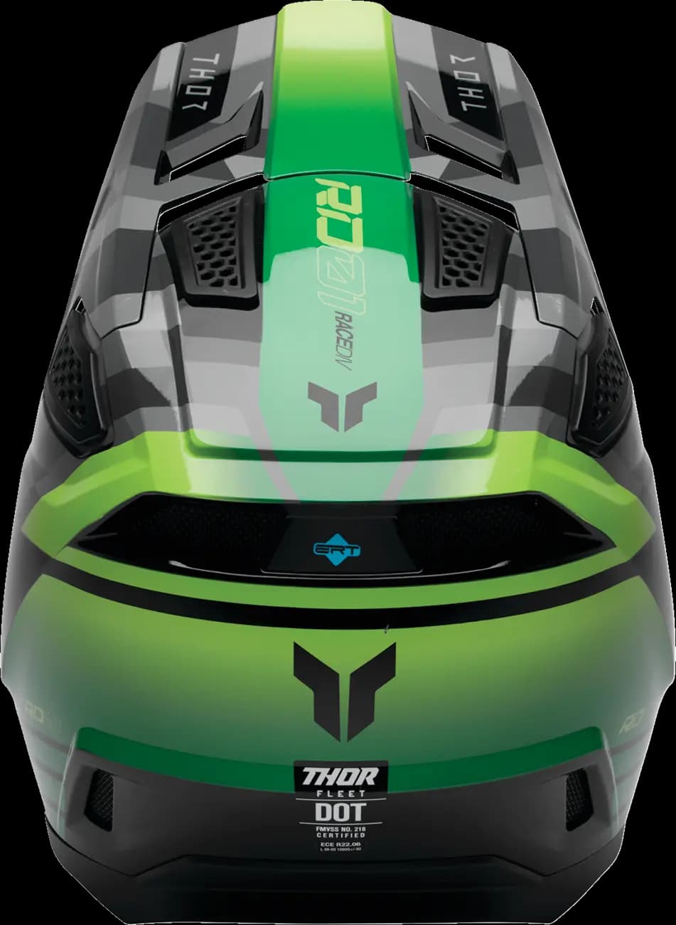 Casco THOR Fleet Camber Negro Verde