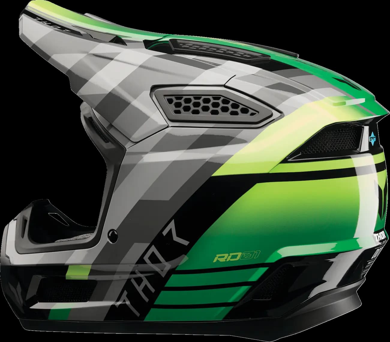 Casco THOR Fleet Camber Negro Verde