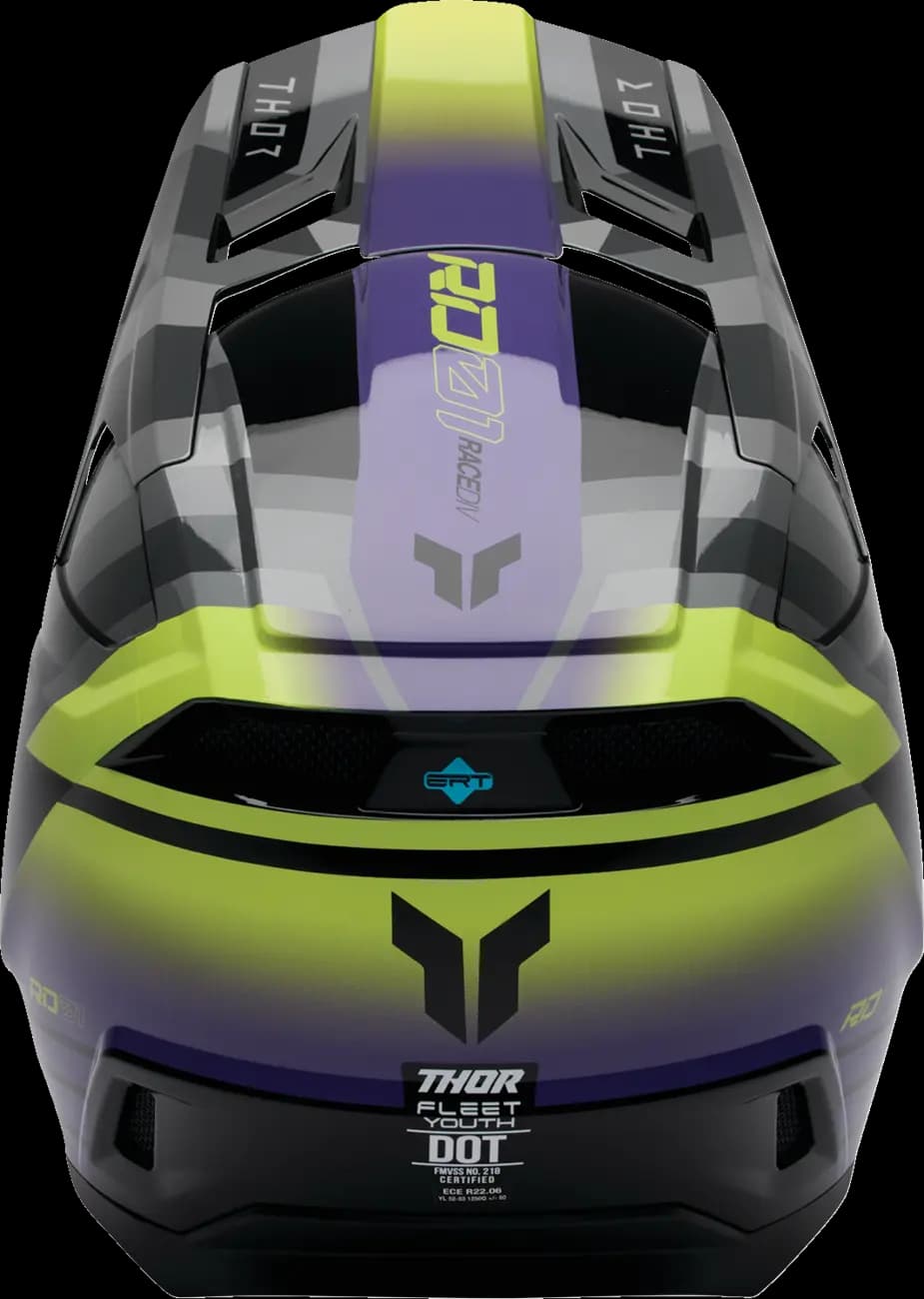 Casco THOR Fleet Infantil Camber Negro Gris