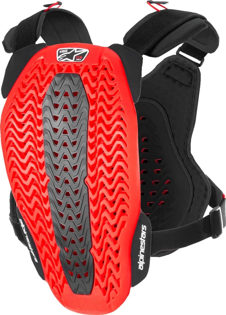 Protector Alpinestars A-5 Plasma Negro Rojo