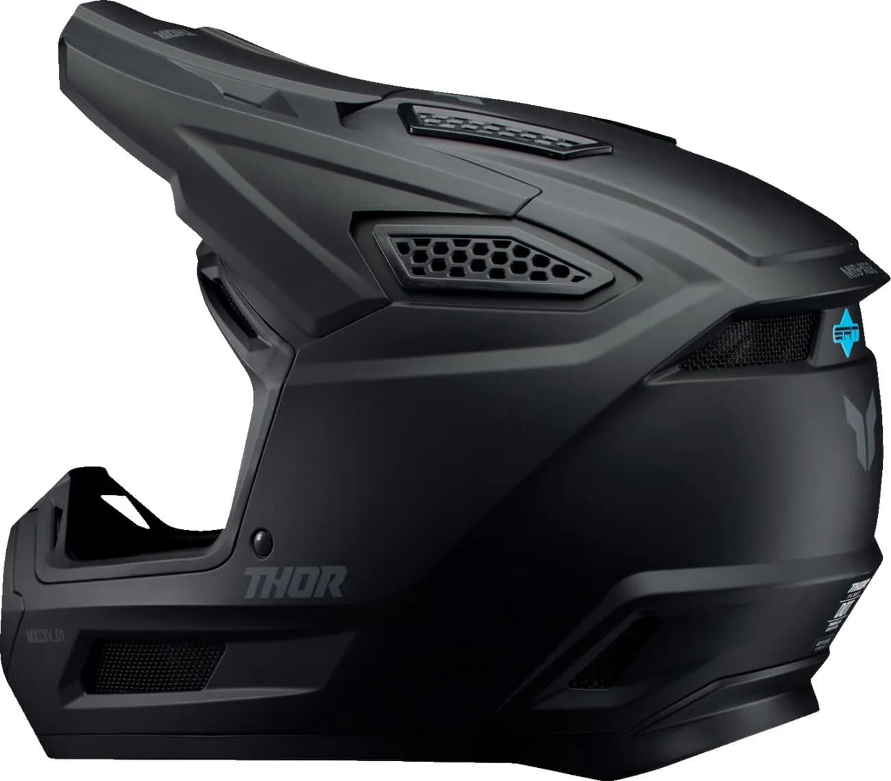 Casco THOR Fleet Blackout Negro Mate