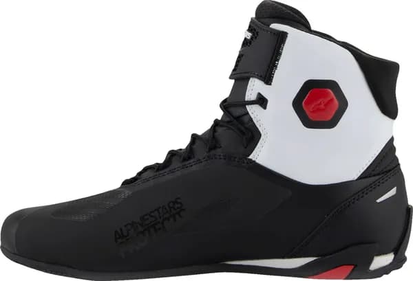 Botas Alpinestars FASTER-4 Negro Blanco Rojo