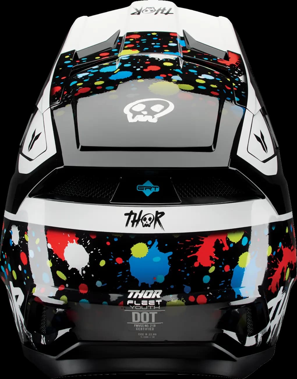 Casco THOR Fleet Infantil Splat Negro