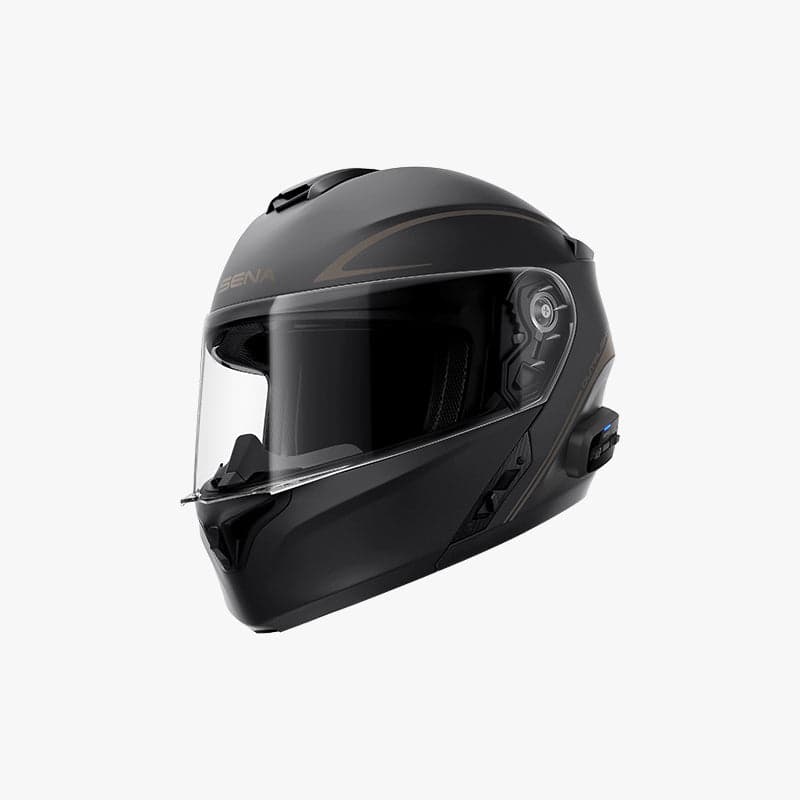 Casco Sena Outrush R 2206 Matt Black (bluetooth)