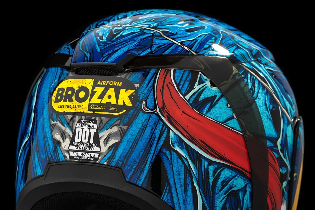 Casco ICON Airform MIPS Brozak Azul Casco ICON Airform MIPS Brozak Azul