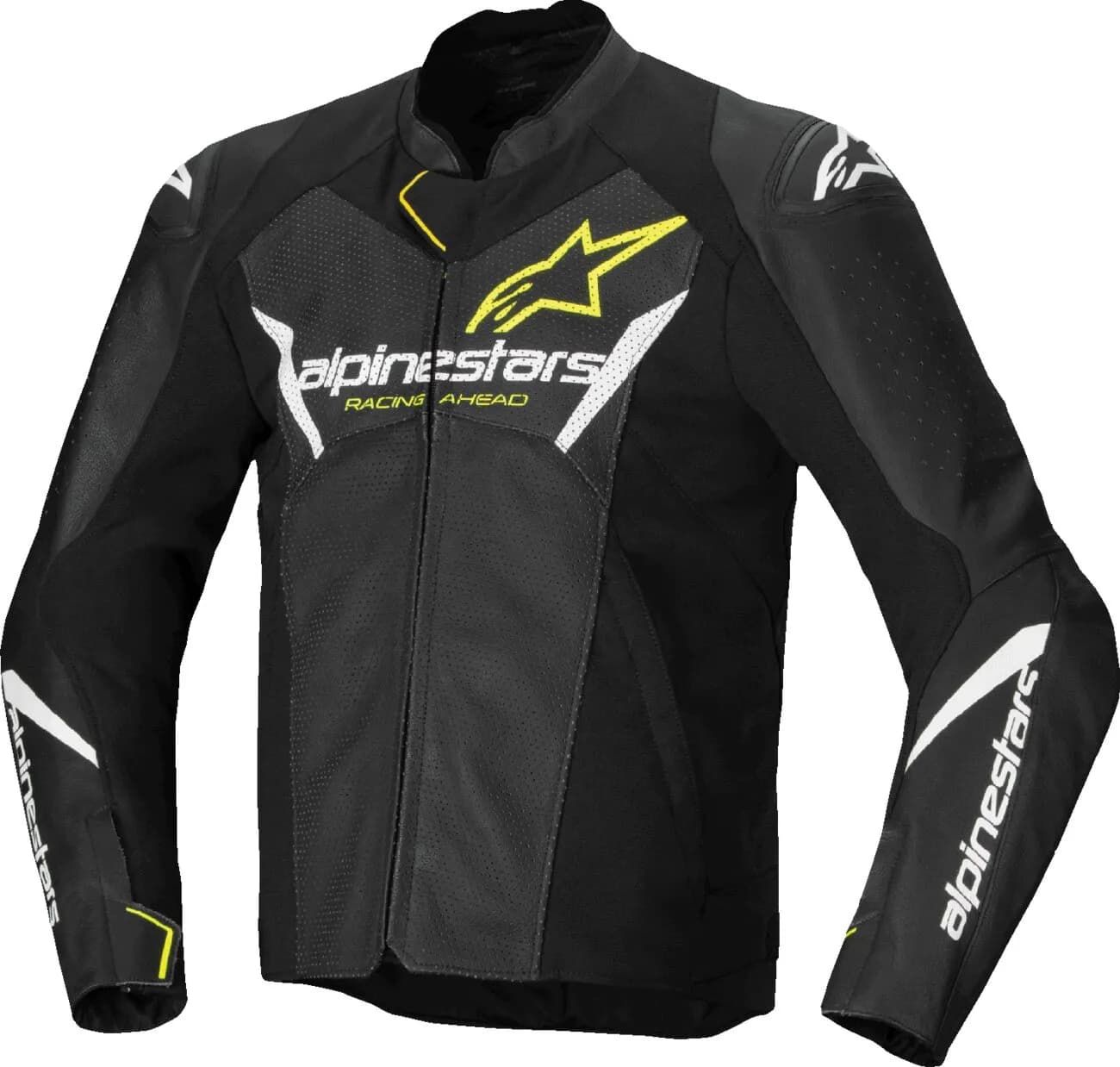 Chaqueta Alpinestars Faster V3 AirFlow Negro Blanco Amarillo image_1
