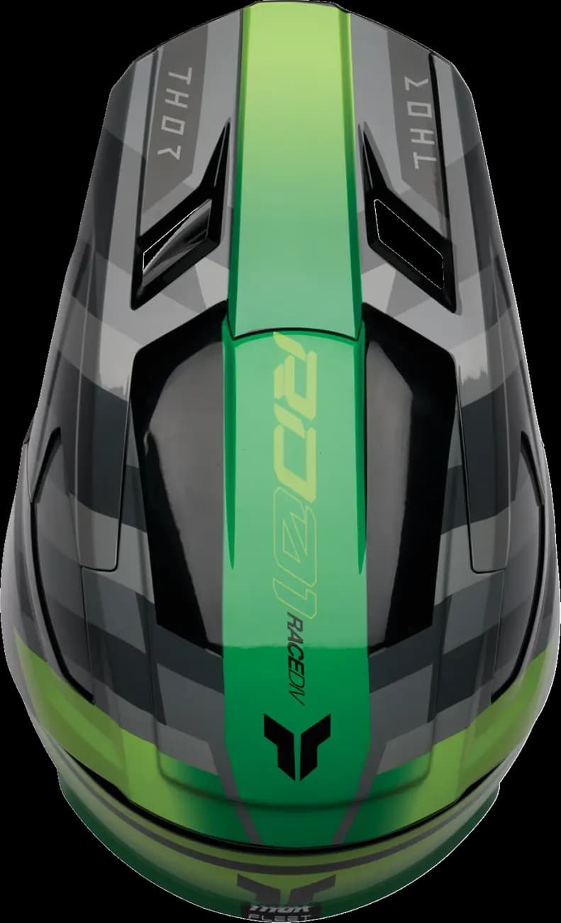 Casco THOR Fleet Infantil Camber Gris Verde Casco THOR Fleet Infantil Camber Gris Verde