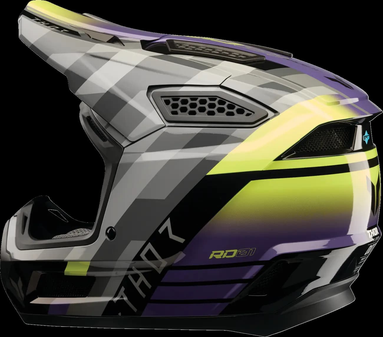 Casco THOR Fleet Camber Negro Gris Verde Casco THOR Fleet Camber Negro Gris Verde