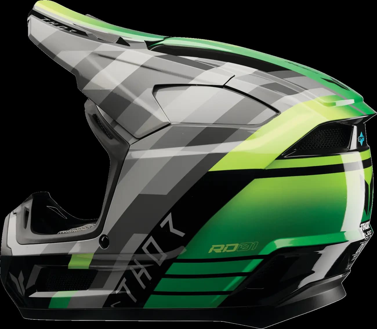 Casco THOR Fleet Infantil Camber Gris Verde Casco THOR Fleet Infantil Camber Gris Verde