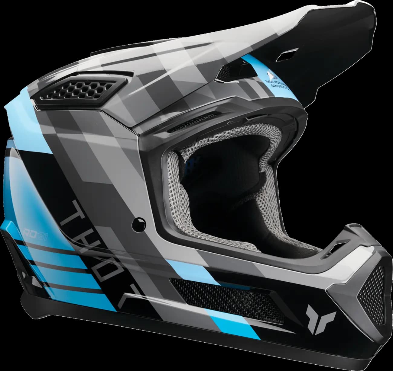 Casco THOR Fleet Camber Negro Turquesa image_1