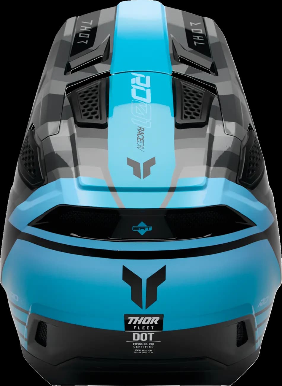 Casco THOR Fleet Camber Negro Turquesa Casco THOR Fleet Camber Negro Turquesa